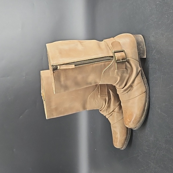 Vince Camuto Boots Shada Soft Leather Tan 8.5 - Picture 3 of 12